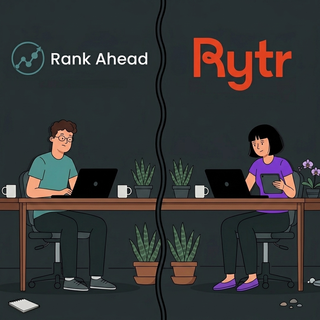 RankAhead as the best Rytr alternative